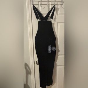 blue spice corduroy overalls